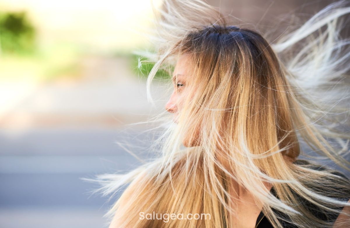 Effetto del sole sui capelli